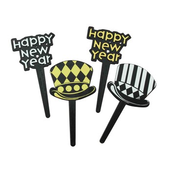 New Year's Cake and Cupcake Toppers and Decorations