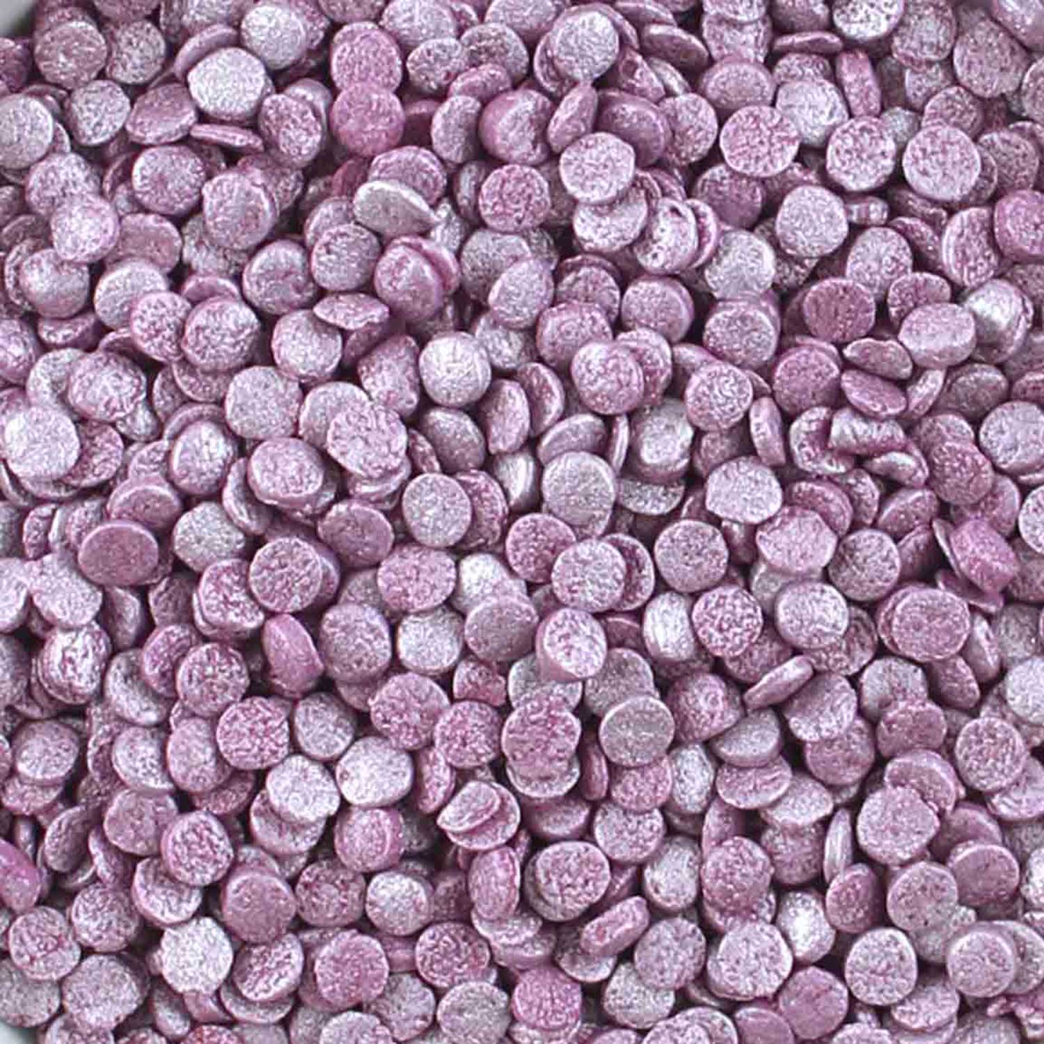 purple shimmer edible confetti