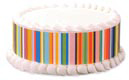 Edible Image Designer Prints- Happy Stripes
