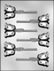 Small Butterfly Sucker Chocolate Candy Mold
