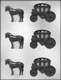 Horse and Carriage Chocolate Candy Mold