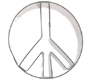 Cookie Cutter- Peace Sign- 3"