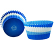 Standard Baking Cup-Blue Swirl, 2" base