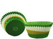 Standard Baking Cup-Green Swirl, 2" base