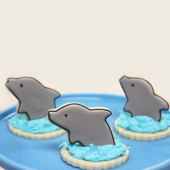 3D-Dolphin Cookies