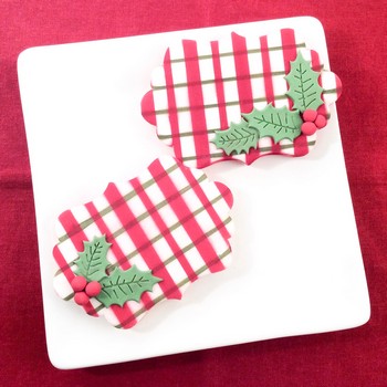 Red & Green Plaid Cookies