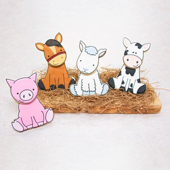 3D Farm Animal Cookies