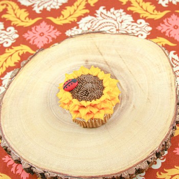 Fall Sunflower Cupcake