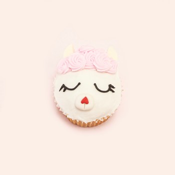 Llama Love Cupcake