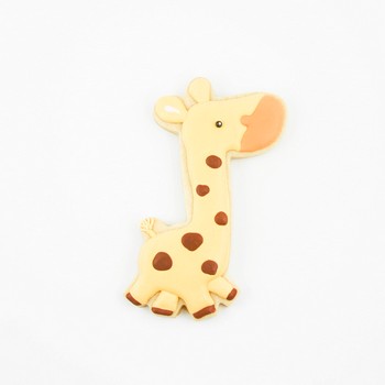 Giraffe Royal Icing Cookie