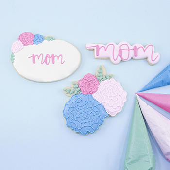 Floral Mother's Day Sugar Cookies