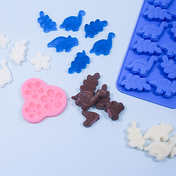 candy making with silicone molds