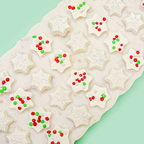Glitter Snowflake Buttermints Recipe