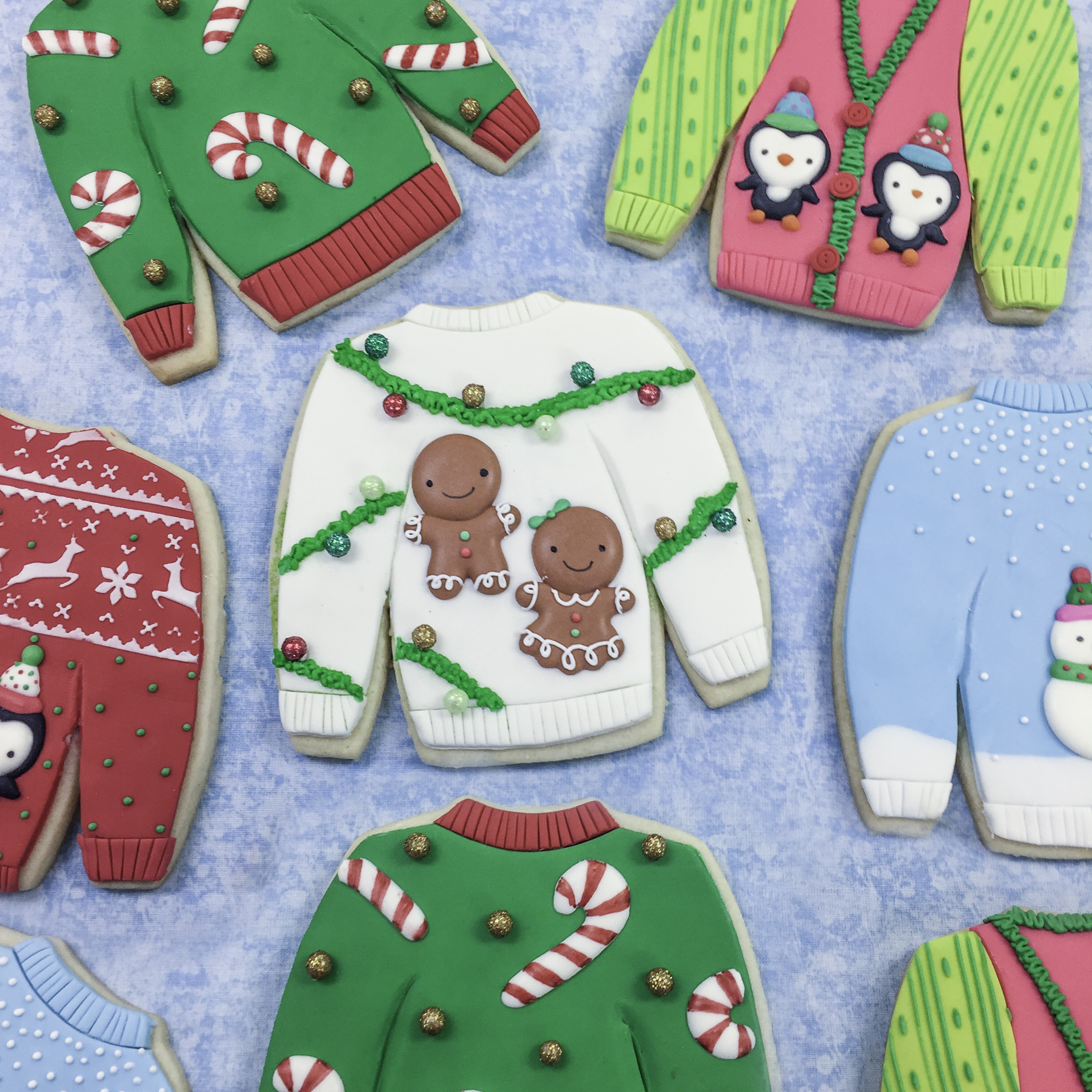 Christmas Sweater Sugar Cookies