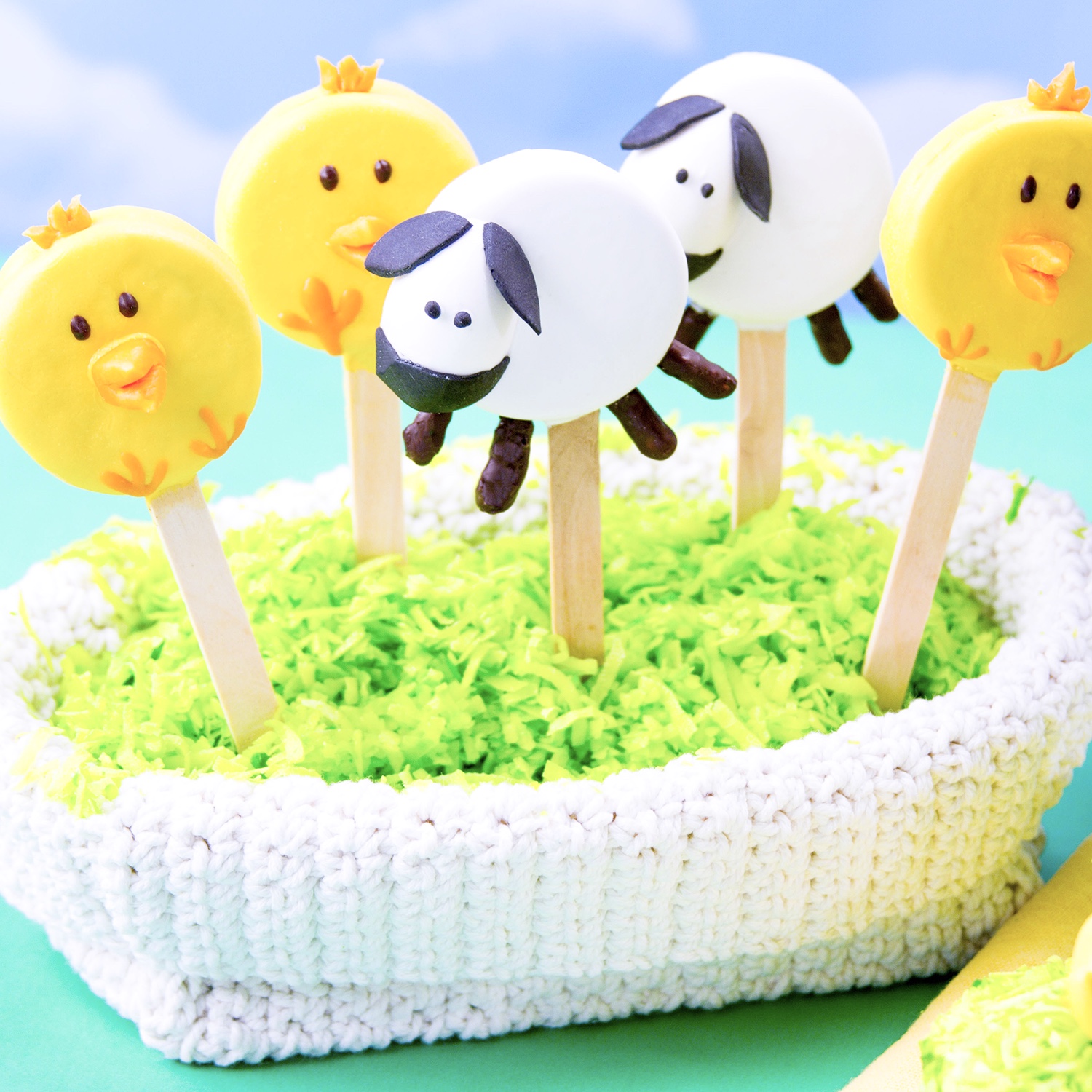 Chick & Lamb Cookie Pops