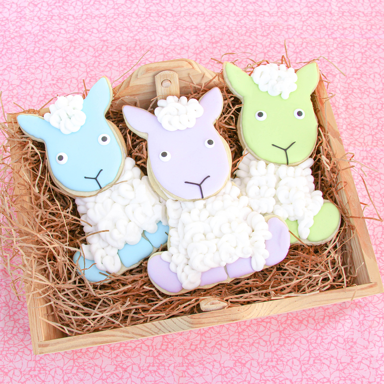 Cute Sheep Cookies