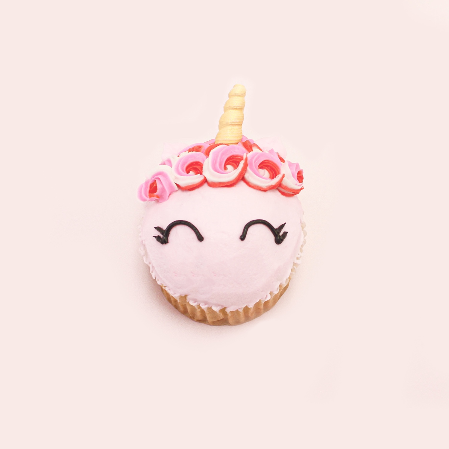 Pink Unicorn Love Cupcake