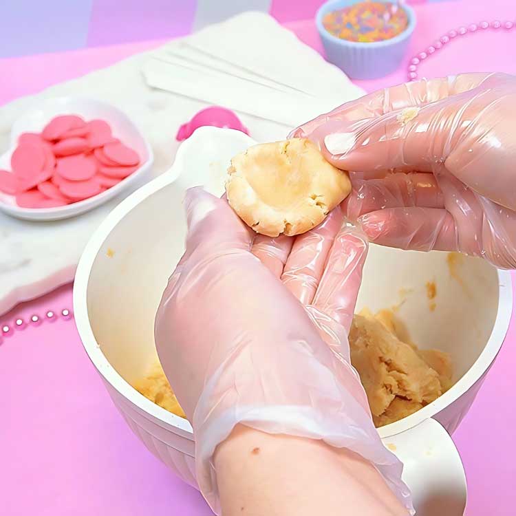 testing cake pop dough
