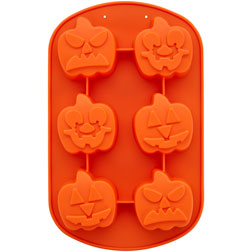 small 3D Pumpkin silicone mold for candy,chocolate, soap,halloween