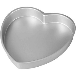 Wilton Red Heart-Shaped Non-Stick Fluted Tube Pan, 8