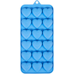 Herrnalise Valentines Day MoldHeart Shape Candy Molds Silicone MiniHeart  Candy MoldHeart Shaped Ice Cube Trays for Valentine's Day Chocolate Fondant