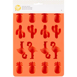 Wilton Shark, Jellyfish and Seahorse Silicone Candy Mold, 12-Cavity