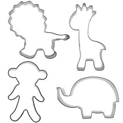 Jungle Cutie Cupcake Cookie Cutters Set