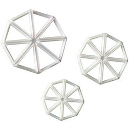 O'Creme Gucci Symbol Gumpaste Cutters, Set of 4 Assorted Gumpaste