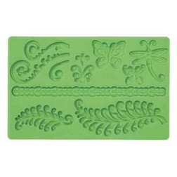 6set Gum Paste Flower Silicone Mold - Fondant Flower Mold Sugar paste  Flower molds for Hydrangea Dahlia Plum Blossom Tulips Hibiscus Flowers  Leaves