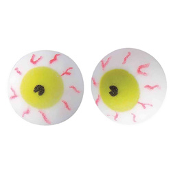 1 Bottle Candy Eyes Eyeballs - Cake Cupcake Toppers - Edible Baking  Decorations for Cupcakes, Cakes, Cookies - Halloween, Christmas, Easter,  and Edible Art Project Candy Small Eyeball