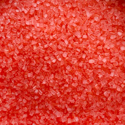 Coral Coarse Sugar Crystals