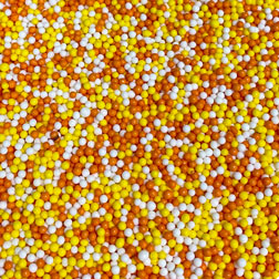 Candy Corn Nonpareil Sprinkle Mix