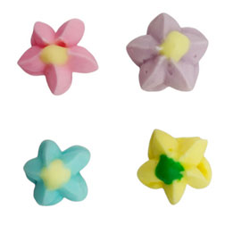 Royal Icing Forget Me Not Flowers