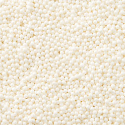 White Nonpareil Sprinkle Pouch