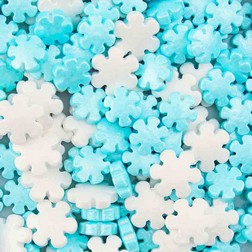 Pearlized Snowflake Sprinkles