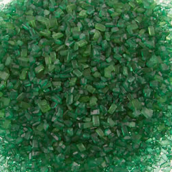 Green Coarse Sugar Crystals