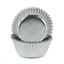 PME Foil Cupcake Liners Metallic Silver 30ct