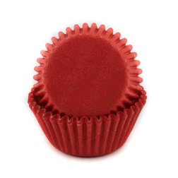 Red Mini Cupcake Liners  Red Midi Baking Cups, Greaseproof