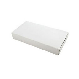 1/2 lb One Piece White Candy Box