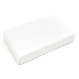 1/2 lb White Candy Box - 2pc