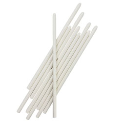 White Paper Candy Apple Sticks