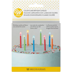 Color Flame Candles