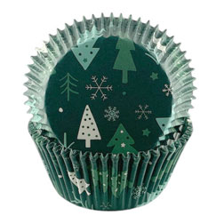 Christmas Forest Cupcake Liners