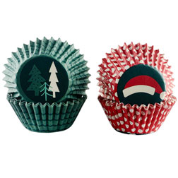 Christmas Mix Mini Cupcake Liners