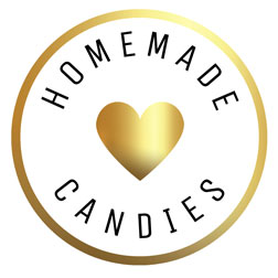 Gold Foil Homemade Candies Stickers