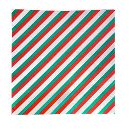 Holiday Stripes Foil Candy Wrappers