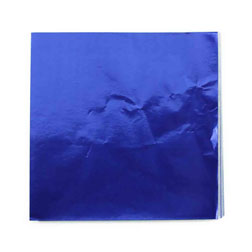 Royal Blue Foil Candy Wrappers