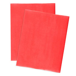 Red Wax Paper Liners