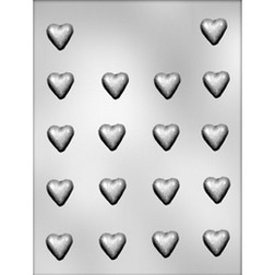 Plain Mini Hearts Chocolate Mold