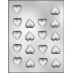 Plain Mini Heart Chocolate Mold, 7/8